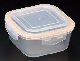 контейнер (пластик) пищевой квадратный 0,9л.